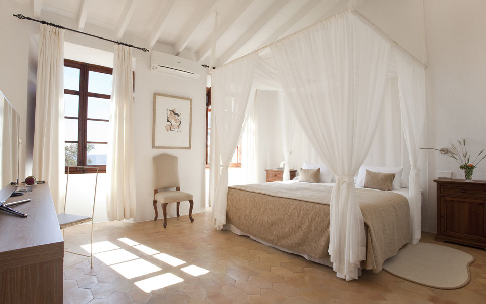 Beach House Guestroom, in the old Majorcan manor on the seafront